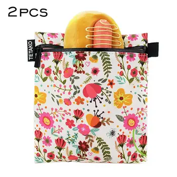 2pcs Premium Foldable Reusable Leakproof Food Container Large Capacity Lunch Bag Waterproof Washable Sandwich & Snack Bags
2pcs Premium Foldable Reusable Leakproof Food Container Large Capacity Lunch Bag Waterproof Washable Sandwich & Snack Bags