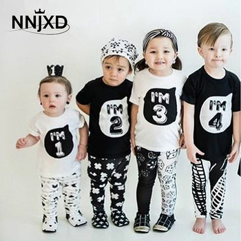Children 1-4Y Birthday T Shirt Boys Tees Girls Princess T-shirts Kids Casual Top White Black Number Print Tee Baby Girl Clothing
Children 1-4Y Birthday T Shirt Boys Tees Girls Princess T-shirts Kids Casual Top White Black Number Print Tee Baby Girl Clothing
