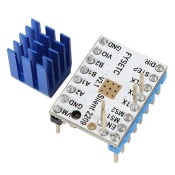 3D Printer Accessories TMC2209 V2.1 Silent Stepper Motor Driver Voltage 5.5v High Subdivision 256
3D Printer Accessories TMC2209 V2.1 Silent Stepper Motor Driver Voltage 5.5v High Subdivision 256