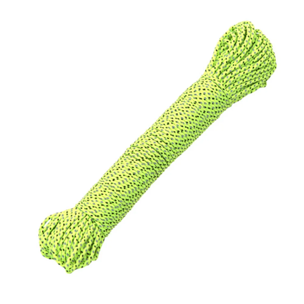 20m Reflective At Night Tool Portable Durable Multifunction Outdoor Sports Safety Line Guyline Tent Rope Hiking Camping Survival
20m Reflective At Night Tool Portable Durable Multifunction Outdoor Sports Safety Line Guyline Tent Rope Hiking Camping Survival