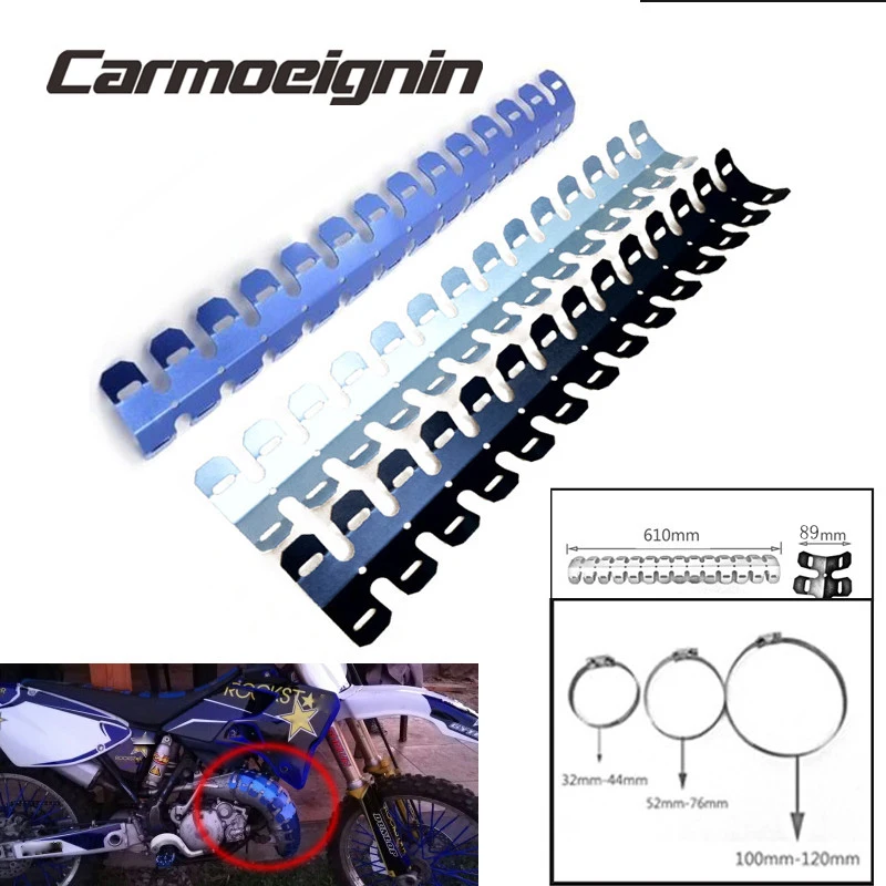 Universal 61mm Motorcycle Exhaust Muffler Pipe Leg Protector Heat Shield Cover For Yamaha Honda 2 Stroke Dirt Pit Bike Off Road
Universal 61mm Motorcycle Exhaust Muffler Pipe Leg Protector Heat Shield Cover For Yamaha Honda 2 Stroke Dirt Pit Bike Off Road
