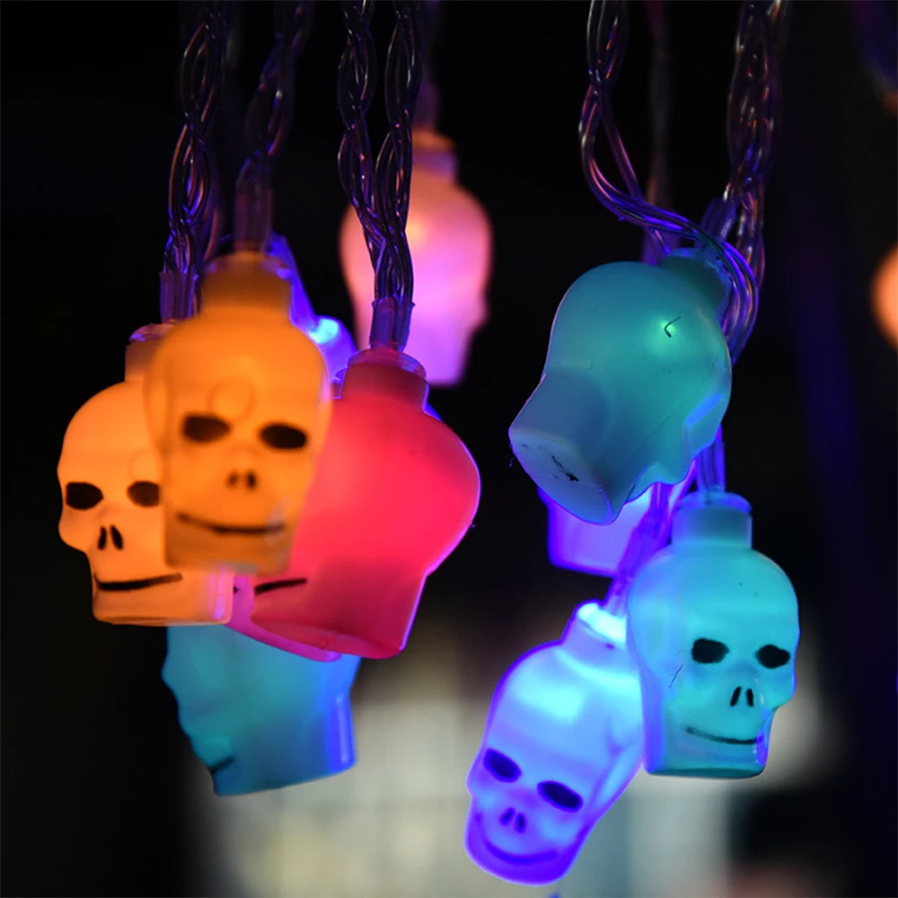 5M 20LEDs Halloween Party LED Strip Eyeball Skull Remote Control LED String Lights DIY Hanging Horror Ghost Decoration Lamp
5M 20LEDs Halloween Party LED Strip Eyeball Skull Remote Control LED String Lights DIY Hanging Horror Ghost Decoration Lamp