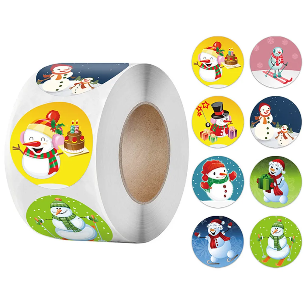 Merry Christmas Kraft Handmade Sticker 500pcs/roll Card Box Package Snowman Label Sealing Stickers Wedding Decor Party Supplies
Merry Christmas Kraft Handmade Sticker 500pcs/roll Card Box Package Snowman Label Sealing Stickers Wedding Decor Party Supplies