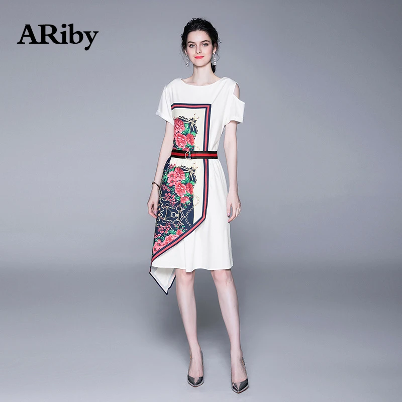 ARiby Women Printed Irregular Slim Dress 2019 Summer Fashion Temperament Office Lady Stitching Short Sleeve Knee-Length Dress
ARiby Women Printed Irregular Slim Dress 2019 Summer Fashion Temperament Office Lady Stitching Short Sleeve Knee-Length Dress