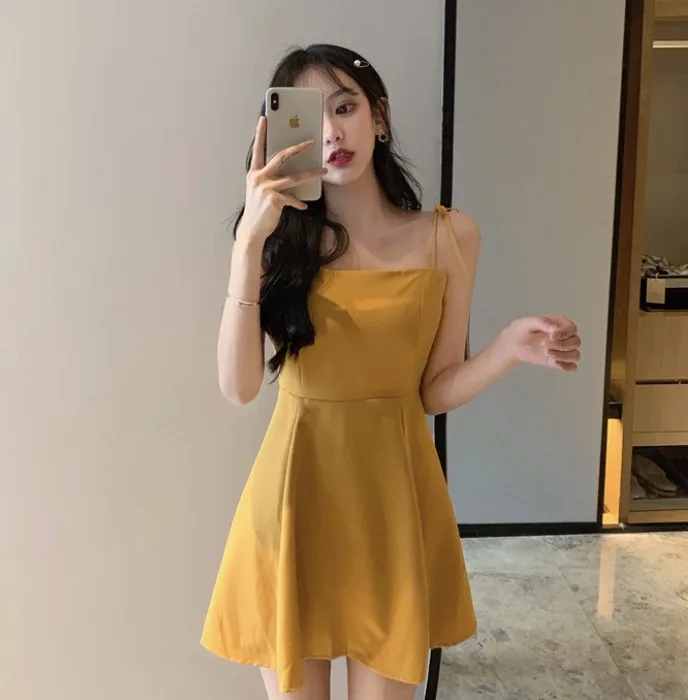 Europe And America 2020 New Hot Selling Short-height Camisole Wrap-around Dress Women's MORI Series Western Style Waist Hugging
Europe And America 2020 New Hot Selling Short-height Camisole Wrap-around Dress Women's MORI Series Western Style Waist Hugging