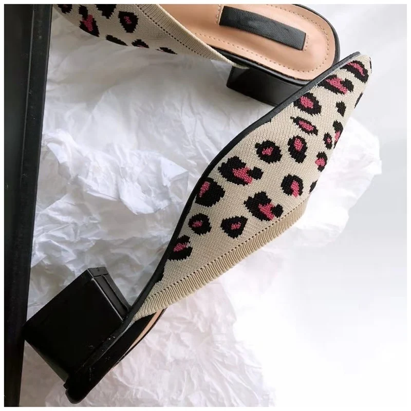 Toe Women Pointed Mules Slipper Ladies Casual Knitting Square Low Heels Female Outsides Slides Slip On Shallow Sandal
Toe Women Pointed Mules Slipper Ladies Casual Knitting Square Low Heels Female Outsides Slides Slip On Shallow Sandal