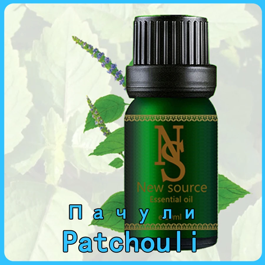 

Patchouli Essential oil 10ml Pure Essential Oils for Diffusers Aromatherapy Repellents Body Relieve Help Sleeping Massage
