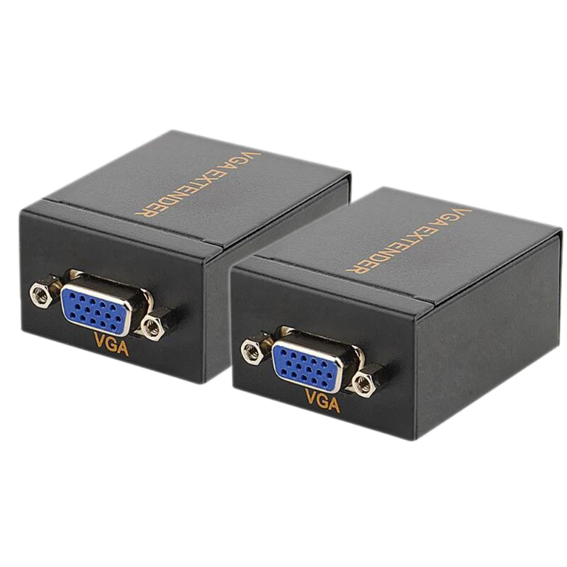 60M VGA RJ45 Signal Extender over LAN Ethernet Transmitter Receiver Adapter for PC Video Transmission
60M VGA RJ45 Signal Extender over LAN Ethernet Transmitter Receiver Adapter for PC Video Transmission