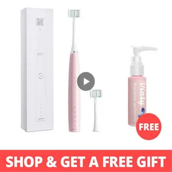 Toothbrush Sonic Toothpaste Free Set Rechargeable Automatic Electric White Blue Pink Waterproof U Shaped Comfortable Soft Wrap
Toothbrush Sonic Toothpaste Free Set Rechargeable Automatic Electric White Blue Pink Waterproof U Shaped Comfortable Soft Wrap