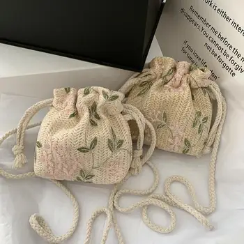 Beach Crossbody Bags Woven Shopping Totes Handmade Straw Weave Bucket Bags Rattan Women Summer Beach Travel Shoulder Bags
Beach Crossbody Bags Woven Shopping Totes Handmade Straw Weave Bucket Bags Rattan Women Summer Beach Travel Shoulder Bags