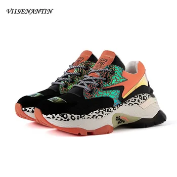VIISENANTIN Leather Thick Bottom Colorful Old Shoes 2019 New Ins Fashion Casual Color Matching Sports Shoes Women's Tide Sapatos
VIISENANTIN Leather Thick Bottom Colorful Old Shoes 2019 New Ins Fashion Casual Color Matching Sports Shoes Women's Tide Sapatos