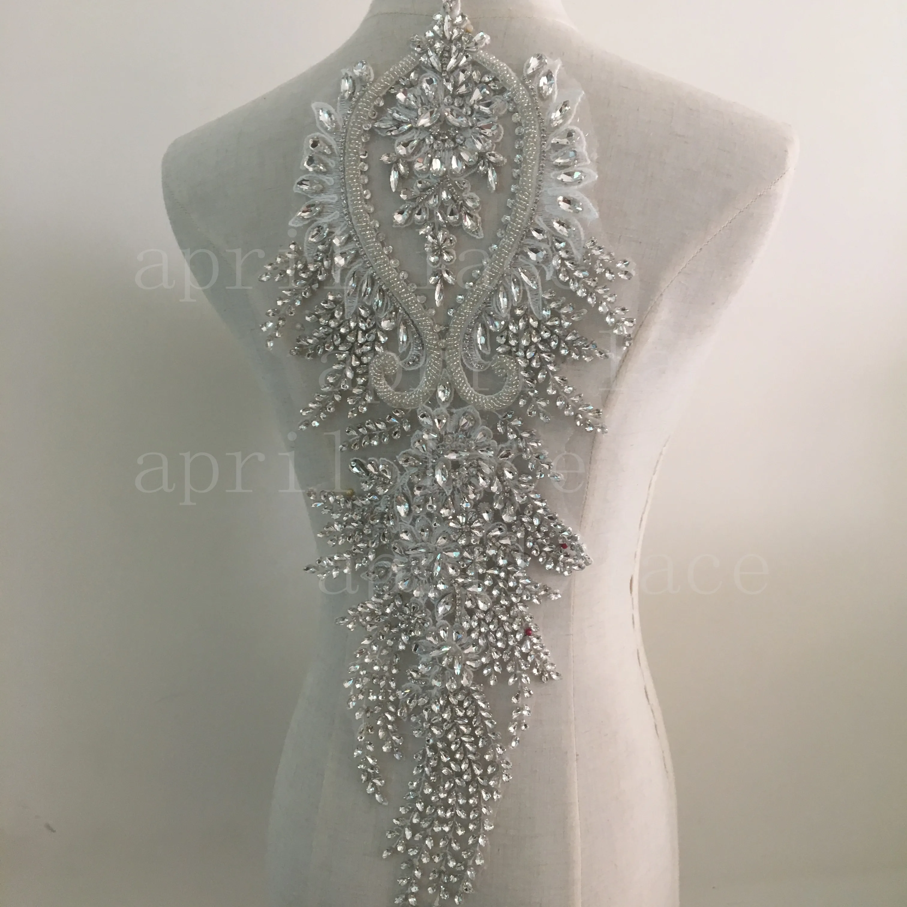 

fast ship good quality Mia026# hand made beads luxury accessory for wedding bridal /fashion designer