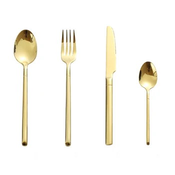 Luxury Gold Shiny Cutlery Tableware Set Spoons Forks Dinner Set for Kithcen Utensils Sets Drops ship
Luxury Gold Shiny Cutlery Tableware Set Spoons Forks Dinner Set for Kithcen Utensils Sets Drops ship