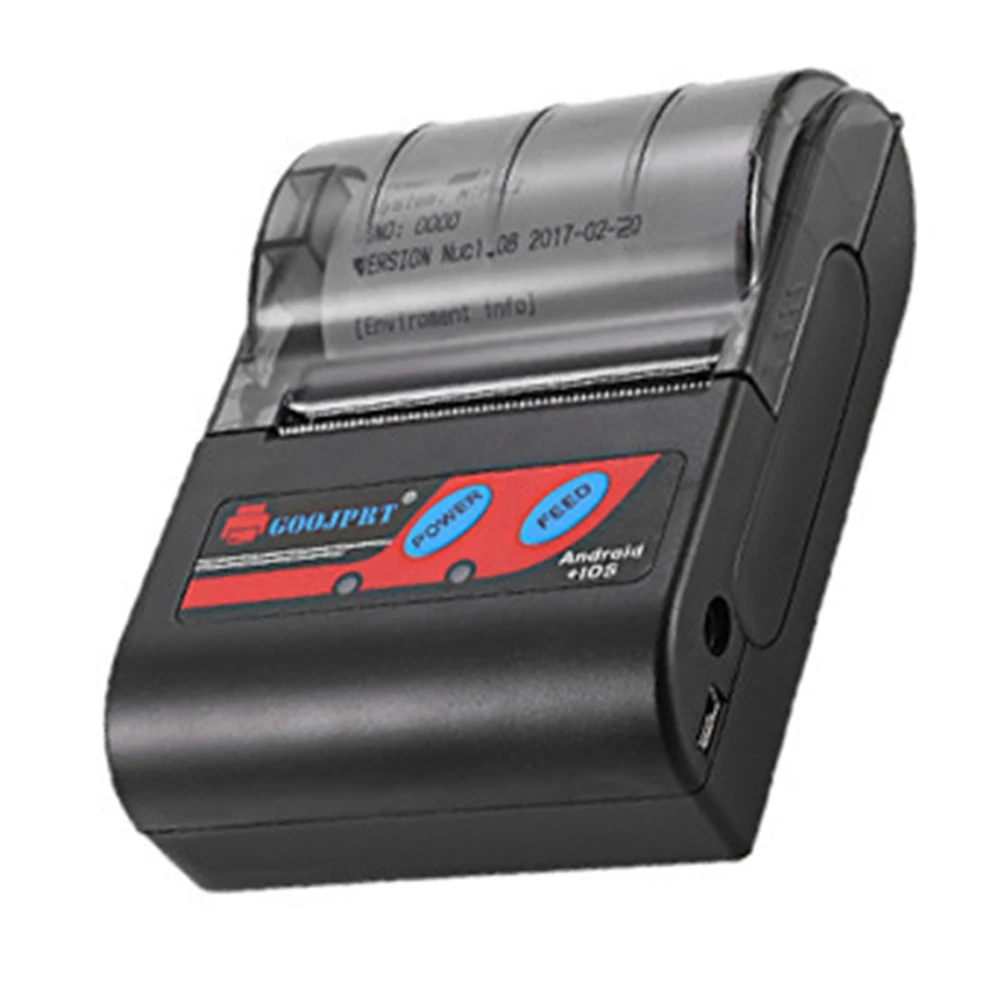 58mm Portable Practical Low Noise Mini Rechargeable Thermal Printer Shop Ticket Handheld Bluetooth 4.0 Wireless Receipt Machine
58mm Portable Practical Low Noise Mini Rechargeable Thermal Printer Shop Ticket Handheld Bluetooth 4.0 Wireless Receipt Machine