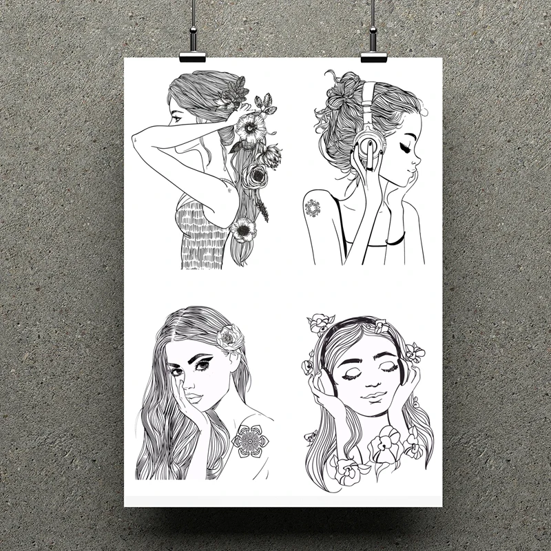 AZSG Fashion Girl Listen Music Silicone Clear Stamps For Scrapbooking DIY Clip Art /Card Making Decoration Stamps Crafts
AZSG Fashion Girl Listen Music Silicone Clear Stamps For Scrapbooking DIY Clip Art /Card Making Decoration Stamps Crafts
