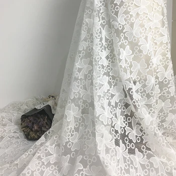 one meter New gauze tissu Cotton thread bow embroidery fabric High grade wedding dress lace accessories fabrics
one meter New gauze tissu Cotton thread bow embroidery fabric High grade wedding dress lace accessories fabrics