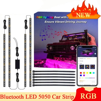 Bluetooth Music Remote Control RGB LED Strip Under Car Flexible Underglow Underbody Neon Light DC12V IP65 SMD 5050
Bluetooth Music Remote Control RGB LED Strip Under Car Flexible Underglow Underbody Neon Light DC12V IP65 SMD 5050
