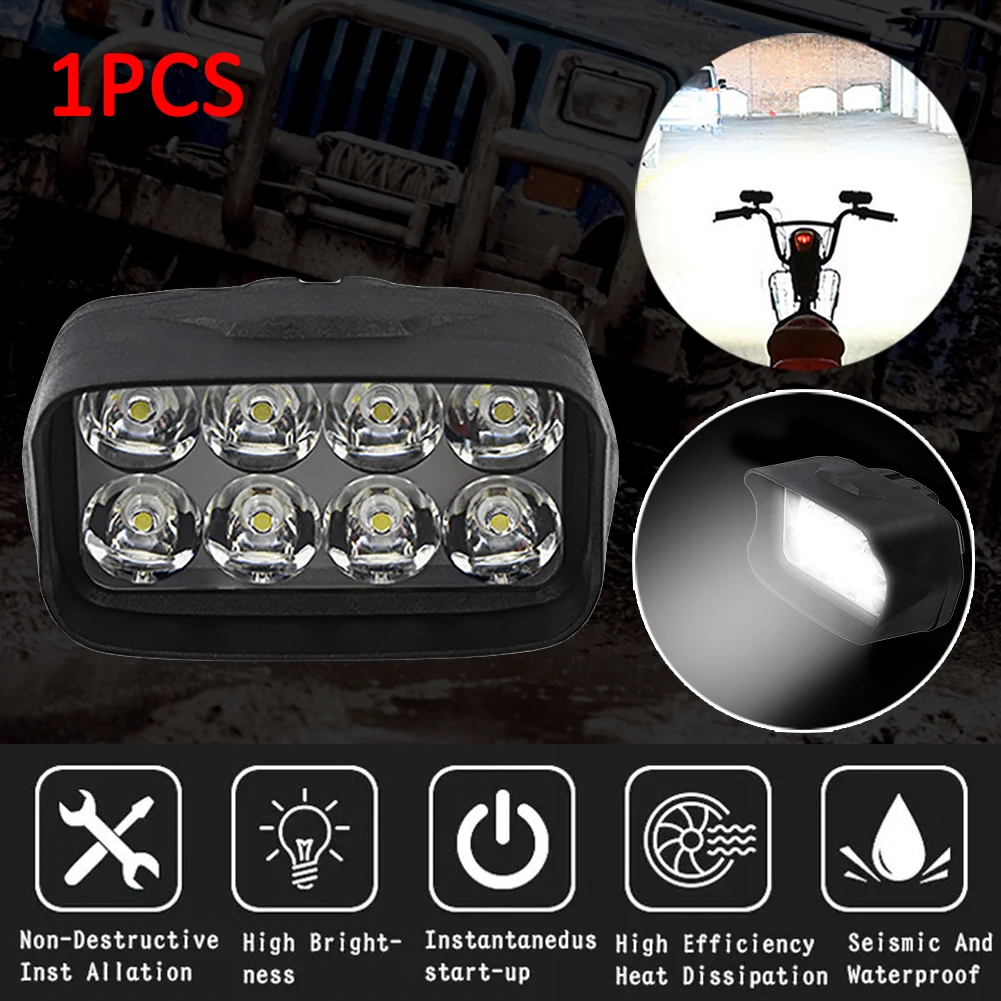 Motorcycle Headlights 12W 8LED White LED Work Light Bar Headlight Driving Lamp Waterproof Led Lamp Accessories
Motorcycle Headlights 12W 8LED White LED Work Light Bar Headlight Driving Lamp Waterproof Led Lamp Accessories