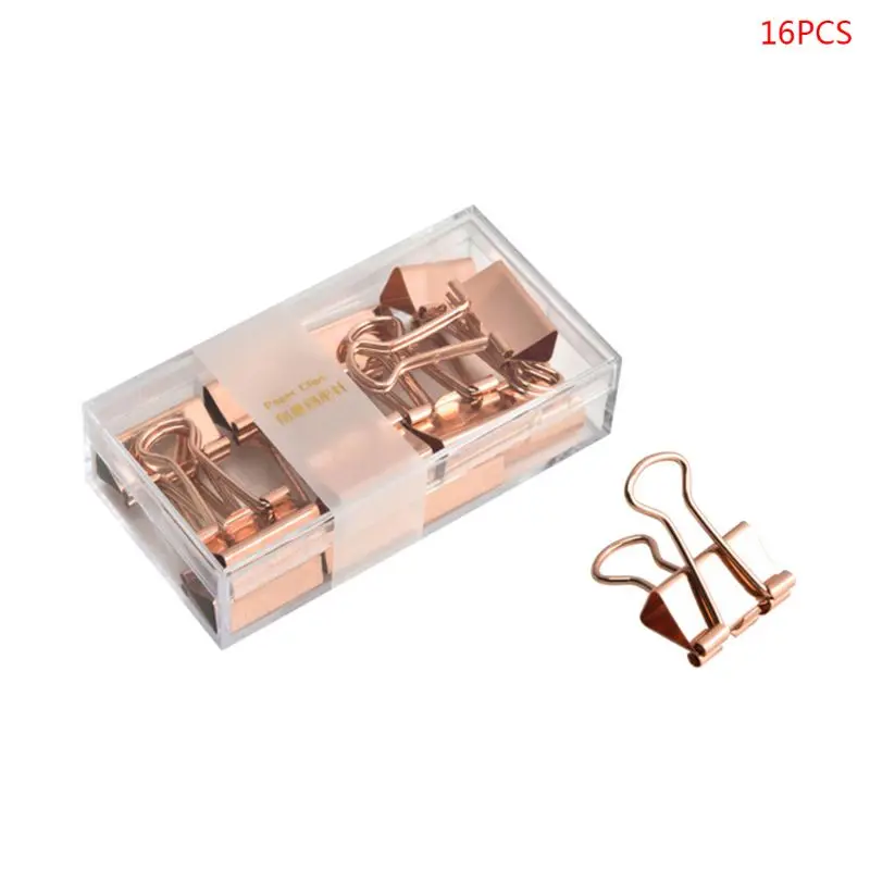 16pcs 19mm Mini Metal Binder Clip Paper Pile Photo Message Ticket Notes Clips Korean Office School Supplies
16pcs 19mm Mini Metal Binder Clip Paper Pile Photo Message Ticket Notes Clips Korean Office School Supplies