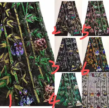 African Lace With Sequins Embroidery Textile Lace Fabric High Quality Sequins French Tulle Lace Fabrics For Wedding Party Dress
African Lace With Sequins Embroidery Textile Lace Fabric High Quality Sequins French Tulle Lace Fabrics For Wedding Party Dress