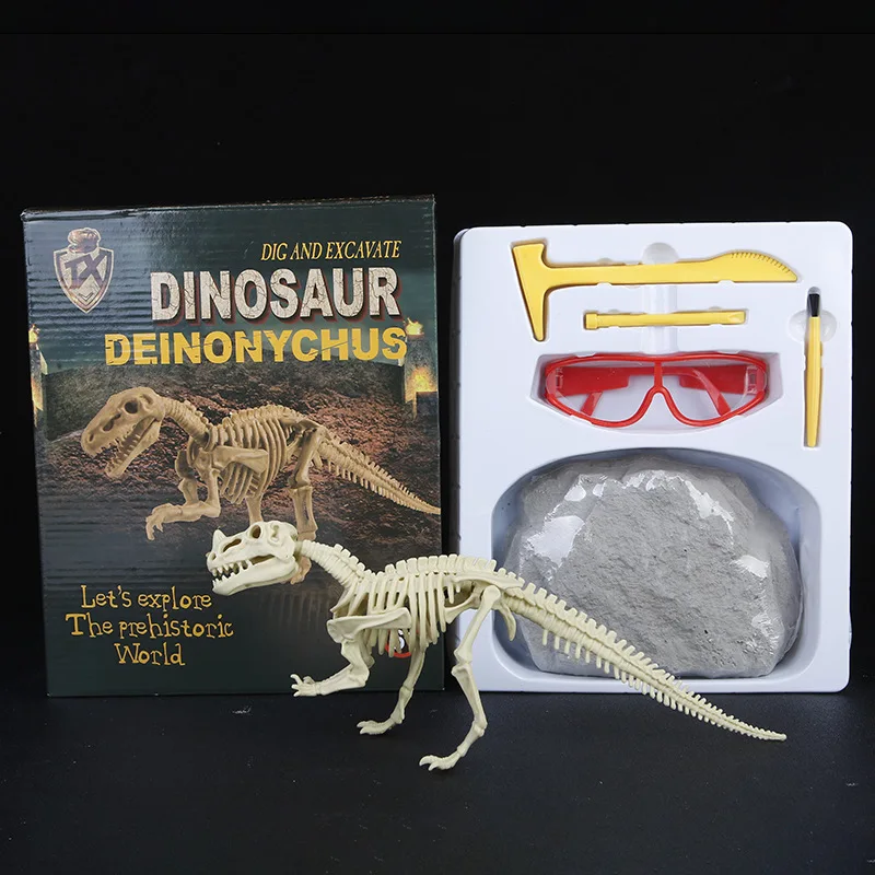 Gift Box Set Dinosaur Archeology Dig Educational Toy Plastic Hammer 9-Science Dinosaur Skeleton Model Toy
Gift Box Set Dinosaur Archeology Dig Educational Toy Plastic Hammer 9-Science Dinosaur Skeleton Model Toy