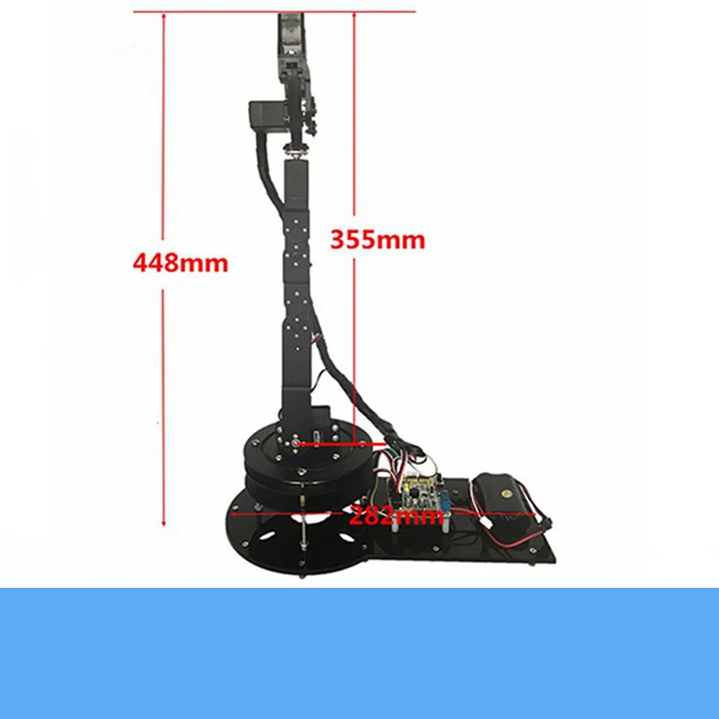 SZDOIT Metal 6DOF Robotic 6-Axis Robot Arm with G3 Plastic Gripper Kit with 6pcs Servos DIY for Arduino Education
SZDOIT Metal 6DOF Robotic 6-Axis Robot Arm with G3 Plastic Gripper Kit with 6pcs Servos DIY for Arduino Education