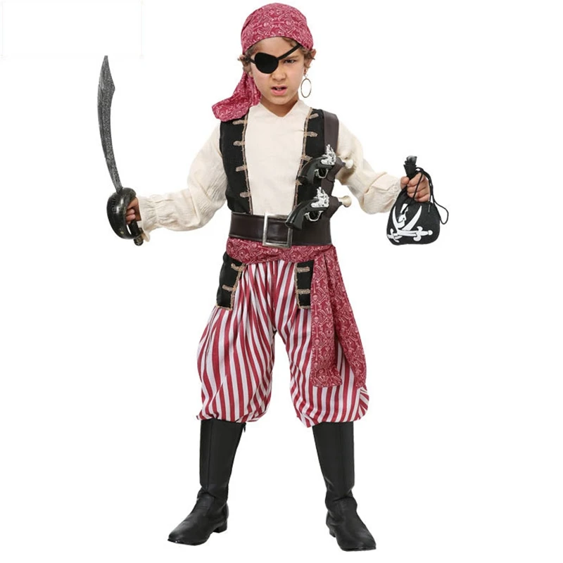 Halloween Christmas Gift Pirate Costumes Girls Boys Party Cosplay Costume for Children Kids Clothes Performance Kindergarten
Halloween Christmas Gift Pirate Costumes Girls Boys Party Cosplay Costume for Children Kids Clothes Performance Kindergarten