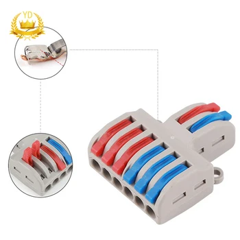 5/1pcs/Lot SPL-42/62 Mini Fast Wire Connector Universal Wiring Cable Connector Push-in Conductor Terminal Block DIY YOU YDHS
5/1pcs/Lot SPL-42/62 Mini Fast Wire Connector Universal Wiring Cable Connector Push-in Conductor Terminal Block DIY YOU YDHS