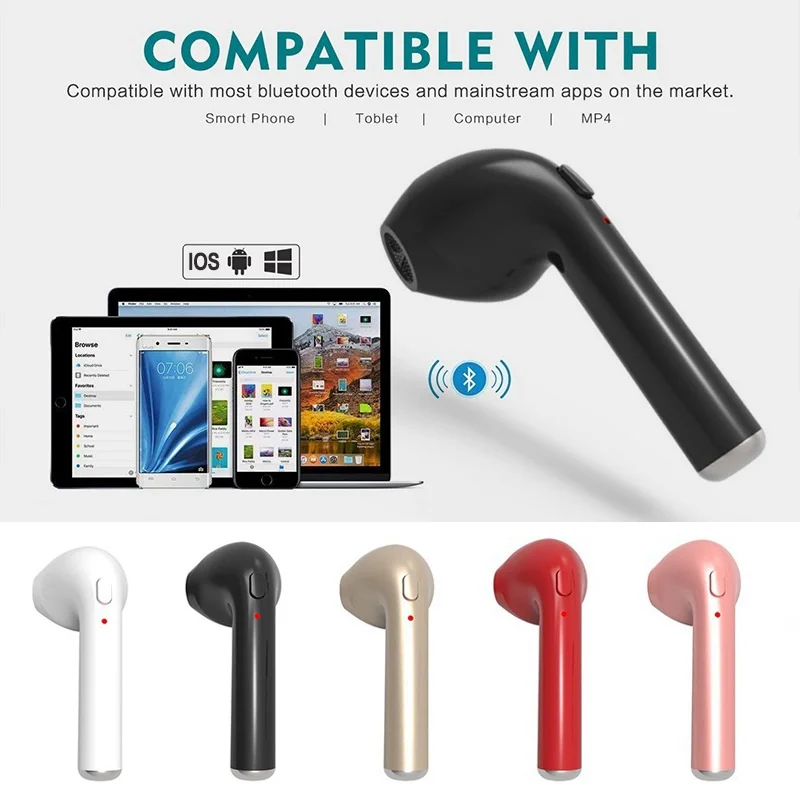 VTIN HBQ i7 TWS Mini Wireless Earbuds Bluetooth 4.2 Earphone Single Right Ear Earphone Sport Hands-Free Stereo Headset with Mic
VTIN HBQ i7 TWS Mini Wireless Earbuds Bluetooth 4.2 Earphone Single Right Ear Earphone Sport Hands-Free Stereo Headset with Mic