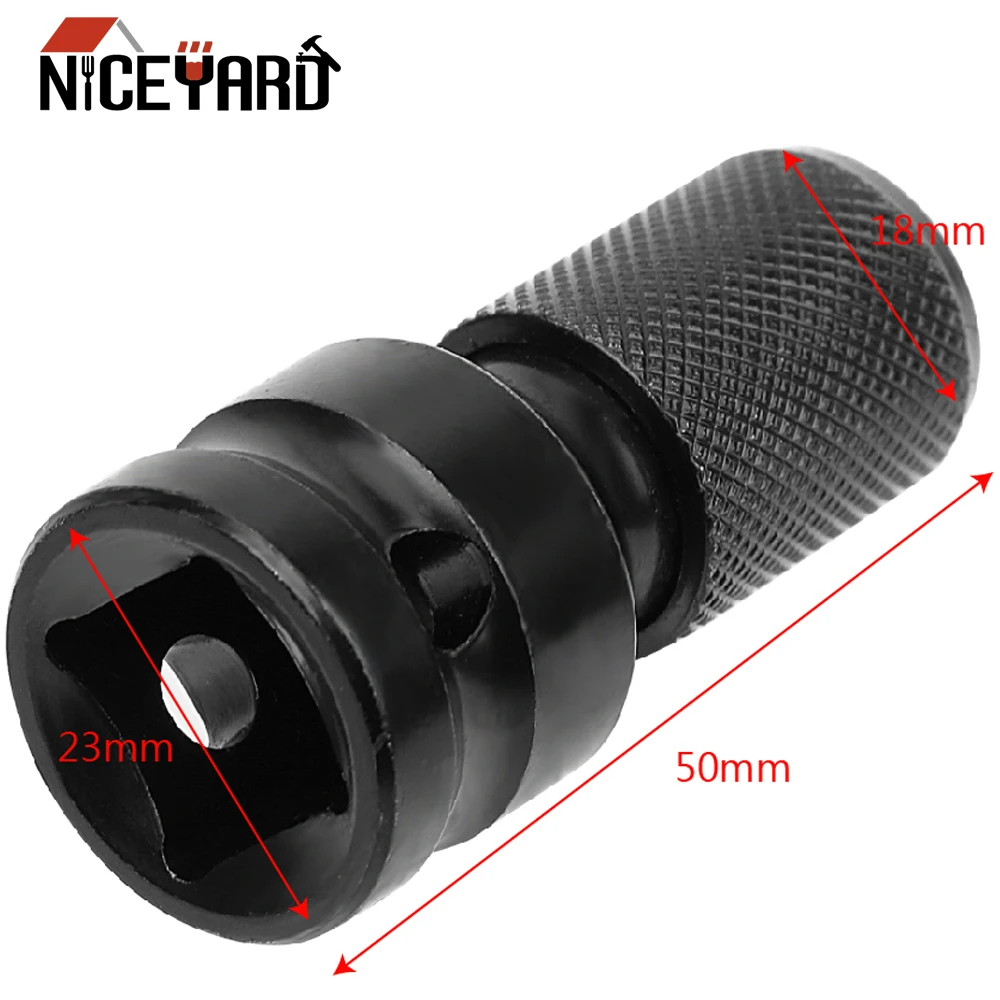 NICEYARD 6.35mm/12.7mm Quick Release Chuck 1/2" Drive To 1/4" Bit Socket Adapter Hex Shank Converter Wrench Step Drill Convertor
NICEYARD 6.35mm/12.7mm Quick Release Chuck 1/2" Drive To 1/4" Bit Socket Adapter Hex Shank Converter Wrench Step Drill Convertor