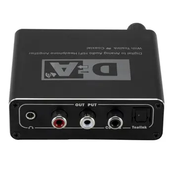 192kHz Digital Optical Coaxial Toslink To Analog Audio Converter RCA L/R 3.5mm Headphone With Adjustment
192kHz Digital Optical Coaxial Toslink To Analog Audio Converter RCA L/R 3.5mm Headphone With Adjustment