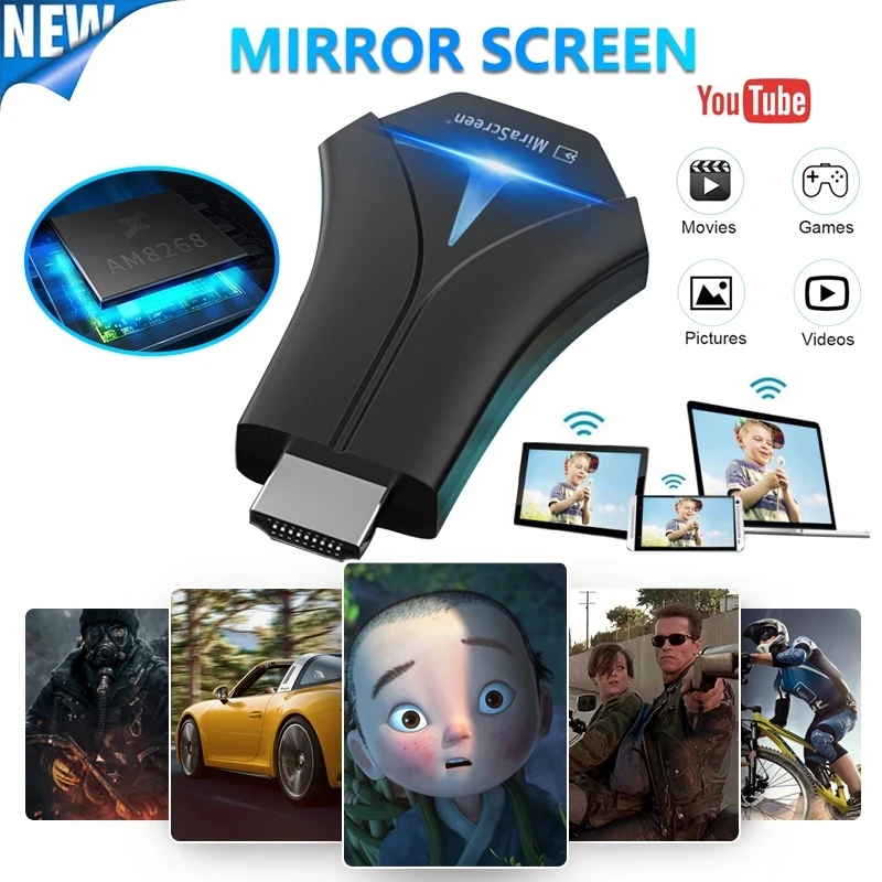 2020 New Mirascreen K12 TV Stick Wifi Display Receiver HDMI Adapter Stream Cast Mirror Screen Airplay Miracast Anycast Airmirror
2020 New Mirascreen K12 TV Stick Wifi Display Receiver HDMI Adapter Stream Cast Mirror Screen Airplay Miracast Anycast Airmirror