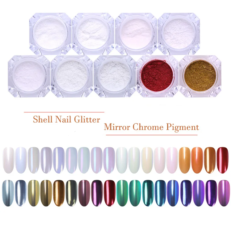 Mirror Nail Glitter Powder Dust Chrome Pigment Dust Dazzling Salon Micro Holographic Laser Powder For DIY Nail Art Decorations
Mirror Nail Glitter Powder Dust Chrome Pigment Dust Dazzling Salon Micro Holographic Laser Powder For DIY Nail Art Decorations