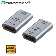 4K Type C To HDMI-Compatible/DP/Mini DP Converter Female To Female USB C HD Video Converter For Macbook Pro Display Port Adapter
4K Type C To HDMI-Compatible/DP/Mini DP Converter Female To Female USB C HD Video Converter For Macbook Pro Display Port Adapter
