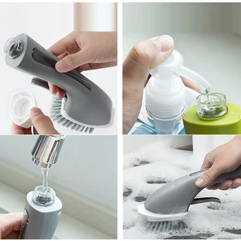 Long Handle Kitchen Sink Clean Tools Cleaning Brush Liquid Soap Dispenser Scrubber Dish Washing Bathroom Toilet Window Brushes 
Long Handle Kitchen Sink Clean Tools Cleaning Brush Liquid Soap Dispenser Scrubber Dish Washing Bathroom Toilet Window Brushes