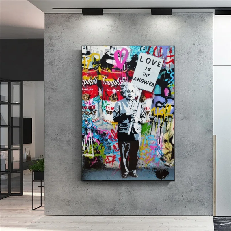 Si Di Ke Figure Paintings Simplicity Physicist Einstein Canvas Painting Posters Wall Home Decor Waterproof Ink Poster Pictures
Si Di Ke Figure Paintings Simplicity Physicist Einstein Canvas Painting Posters Wall Home Decor Waterproof Ink Poster Pictures