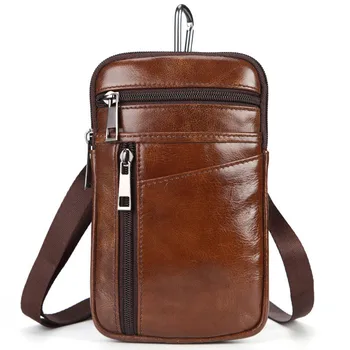 Men Waist Bag PU Leather Casual Zipper Soft Male large capacity vintage solid color travel outdoors phone crossbody pack 
Men Waist Bag PU Leather Casual Zipper Soft Male large capacity vintage solid color travel outdoors phone crossbody pack