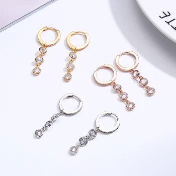 Trendy Bling Rhinestone Drop Earrings for Women 2020 Small CZ Hoops Long Dangle Earrings Gold Silvery Fashion Jewelry Accessory
Trendy Bling Rhinestone Drop Earrings for Women 2020 Small CZ Hoops Long Dangle Earrings Gold Silvery Fashion Jewelry Accessory