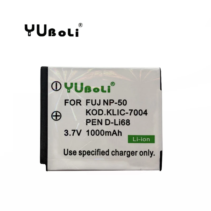 

1000mAh NP-50 FNP50 NP50 KLIC-7004 D-Li68 Battery for Fujifilm X10 X20 XF1 F50 F75 F665 F775 F900 EXR F505 F305 F85 F200 F100