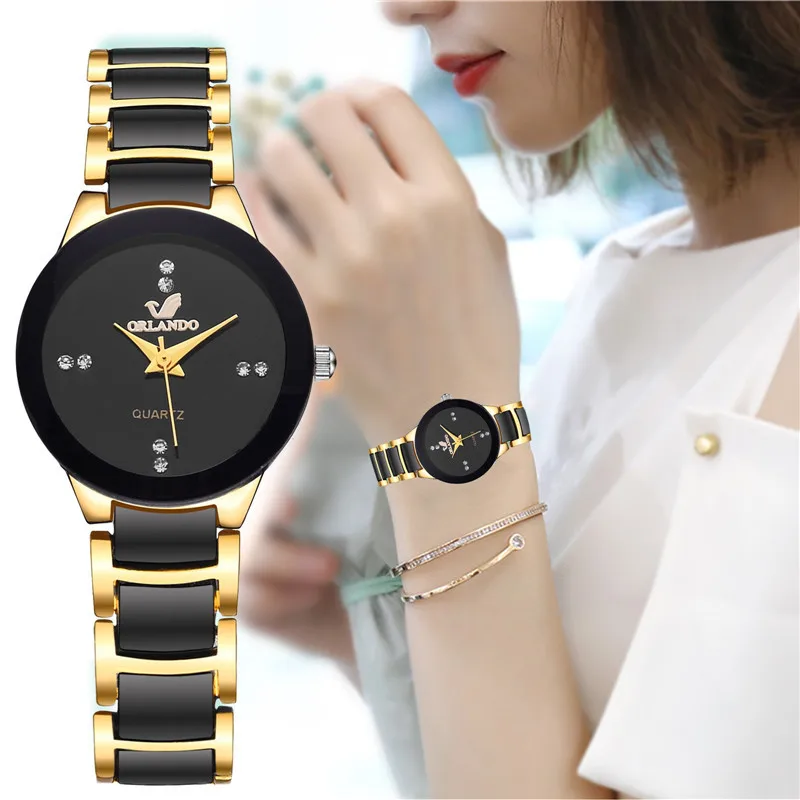 Часы наручные стразы женские кварцевые модные роскошные с браслетом подарок