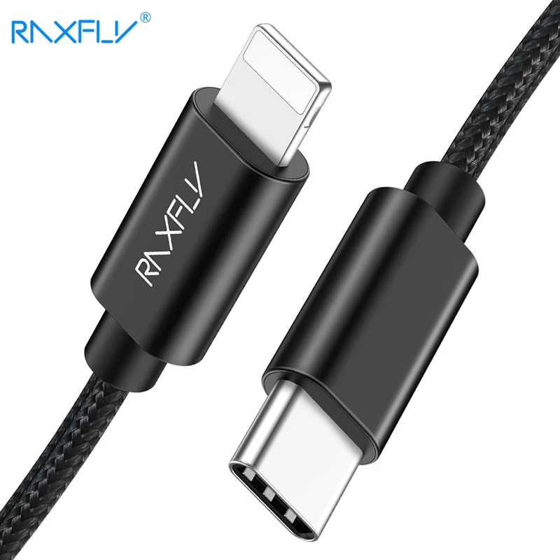 RAXFLY PD Fast Charging Cable For USB C Lightning For iPhone XS X 8 pin to TypeC charger for Type C Lightning Macbook to phone
RAXFLY PD Fast Charging Cable For USB C Lightning For iPhone XS X 8 pin to TypeC charger for Type C Lightning Macbook to phone