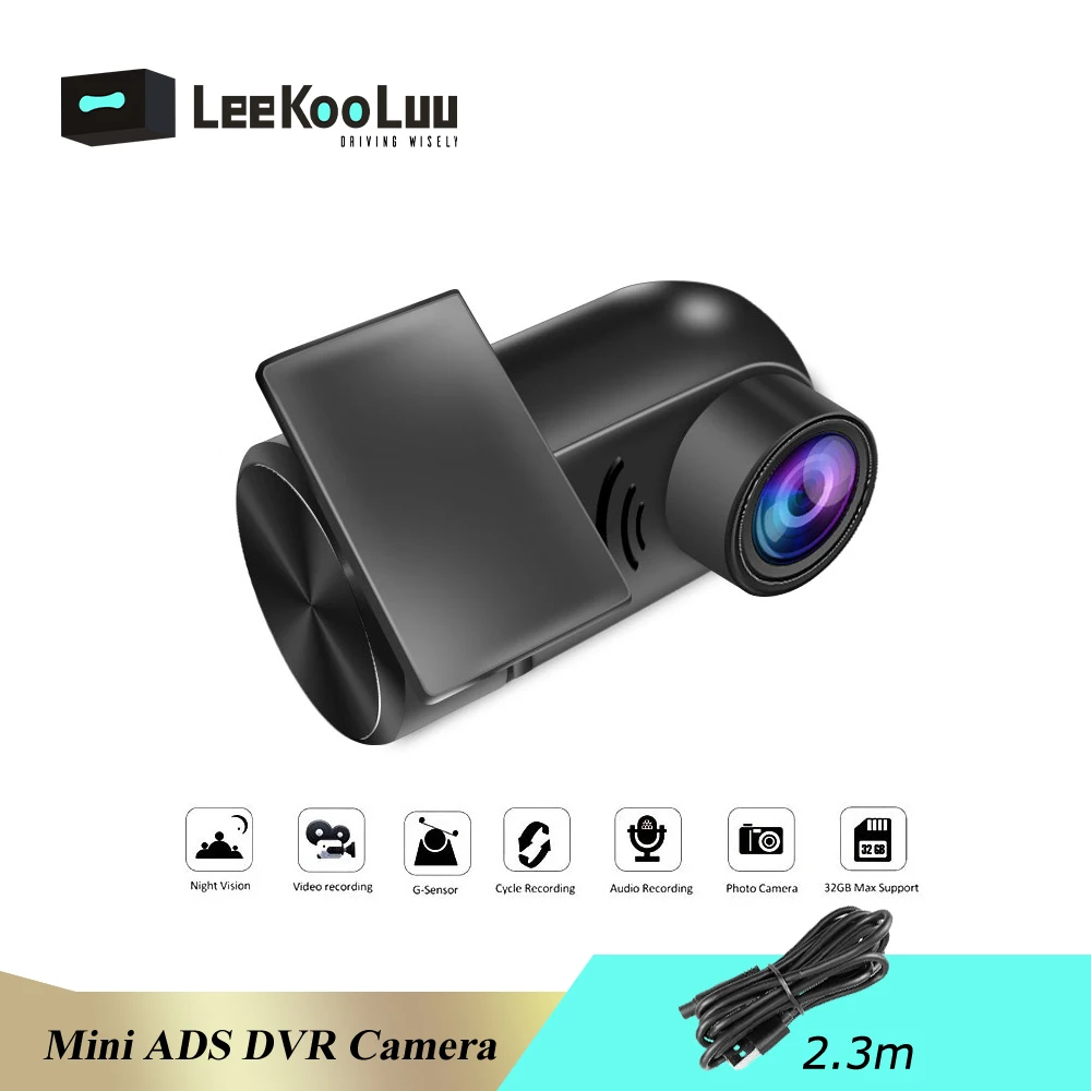 LeeKooLuu Car DVR ADAS Auto Dashcam HDP Camera USB Loop Record G-sensor Car Recorder For Android Navigation Special Recorder DVR
LeeKooLuu Car DVR ADAS Auto Dashcam HDP Camera USB Loop Record G-sensor Car Recorder For Android Navigation Special Recorder DVR