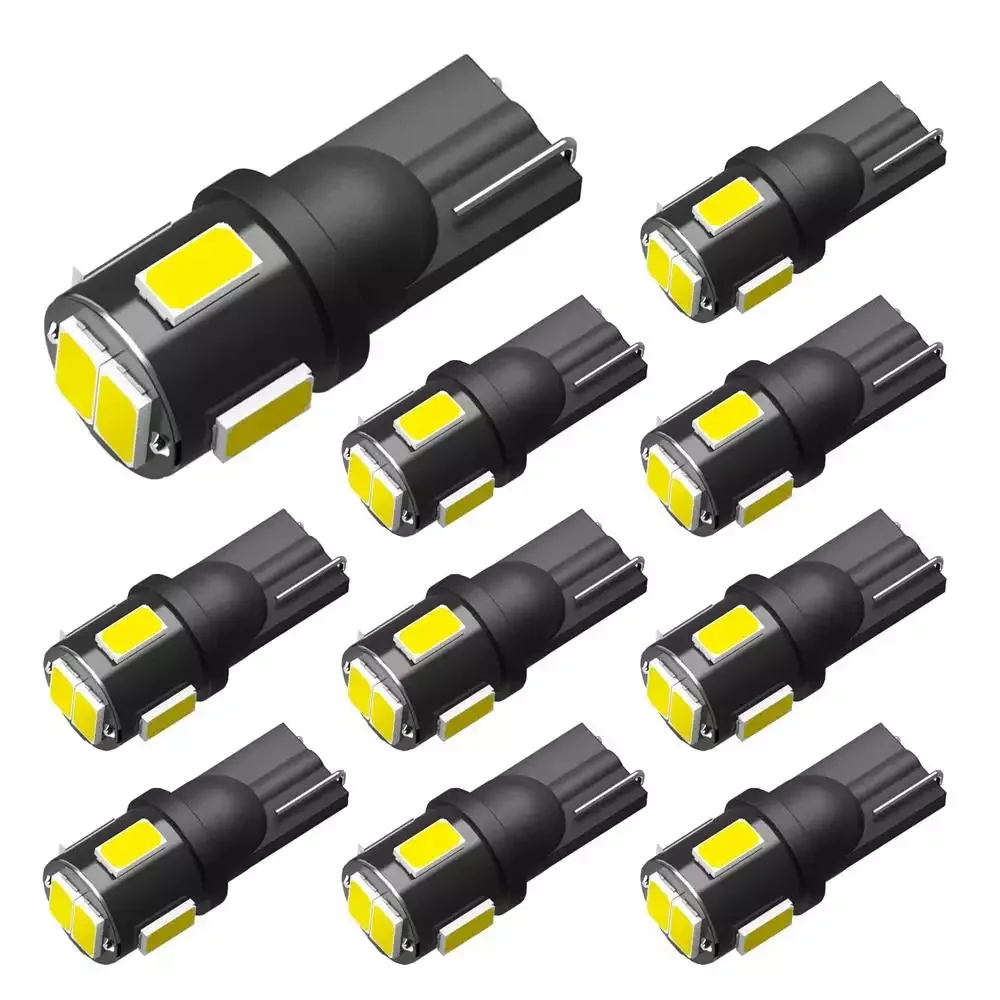 10x Led T10 W5W LED Canbus bulb 168 194 5630 SMD Wedge Turn Signal License Plate Light Clearance Lights Reading Lamps White 12V
10x Led T10 W5W LED Canbus bulb 168 194 5630 SMD Wedge Turn Signal License Plate Light Clearance Lights Reading Lamps White 12V