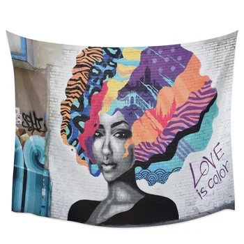 Girl Wall Painting Colorful Tapestry Wall Hanging Bedroom Wall Tapestry Picnic mat yoga mat living room wall decoration
Girl Wall Painting Colorful Tapestry Wall Hanging Bedroom Wall Tapestry Picnic mat yoga mat living room wall decoration