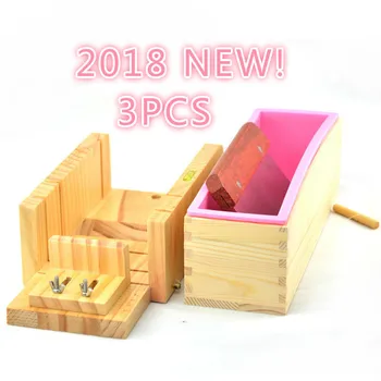 2018 NEW DIY Handmade Soap 3pcs Set Up Cutter Soap + Silicone Mold +304 Stainless Steel Cutter
2018 NEW DIY Handmade Soap 3pcs Set Up Cutter Soap + Silicone Mold +304 Stainless Steel Cutter