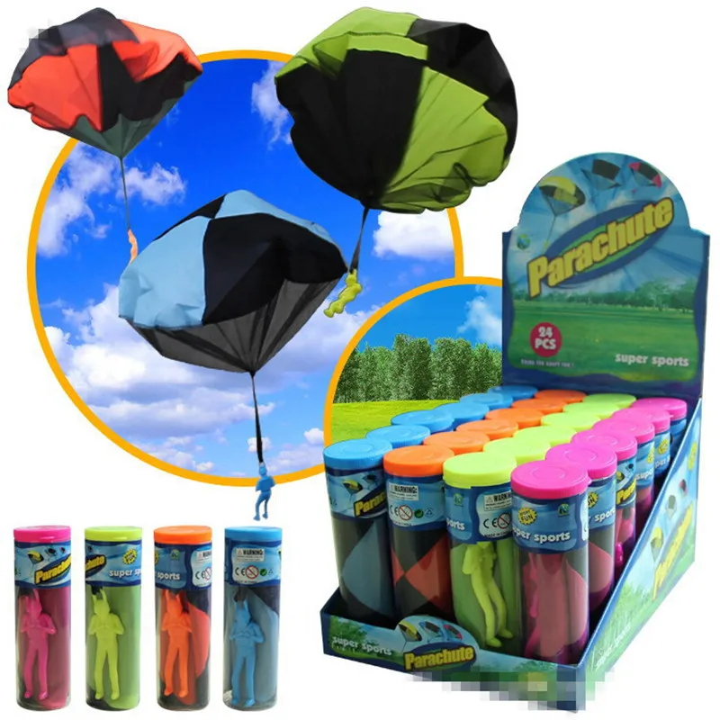 Hand Throwing parachute Toy Play Game For Children's Educational Parachute With Figure Soldier Child Outdoor Fun Random Color
Hand Throwing parachute Toy Play Game For Children's Educational Parachute With Figure Soldier Child Outdoor Fun Random Color