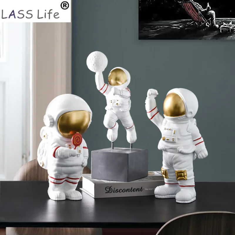 

Креативная статуя астронавта космонавта, украшение для автомобиля, художественные поделки, статуэтка, абстрактная скульптура, украшение для дома и офиса, подарок
