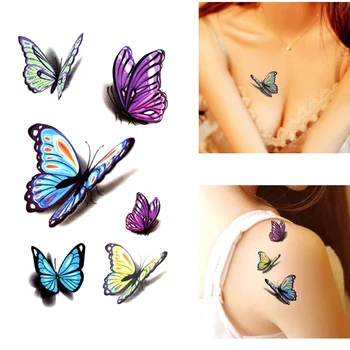 1Sheet Waterproof 3D Butterfly Tattoo Sticker Arm Sticker Fake Temporary Tattoo Sticker
1Sheet Waterproof 3D Butterfly Tattoo Sticker Arm Sticker Fake Temporary Tattoo Sticker
