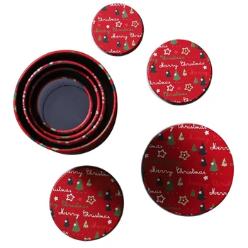 Creative 4 pieces / set of round tinplate empty cans storage tank decorations Colorful Box
Creative 4 pieces / set of round tinplate empty cans storage tank decorations Colorful Box