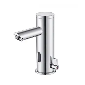 All-Copper Infrared Intelligent Induction Hot and Cold Water Faucet Automatic Manual Induction Dual-Use Faucet 
All-Copper Infrared Intelligent Induction Hot and Cold Water Faucet Automatic Manual Induction Dual-Use Faucet